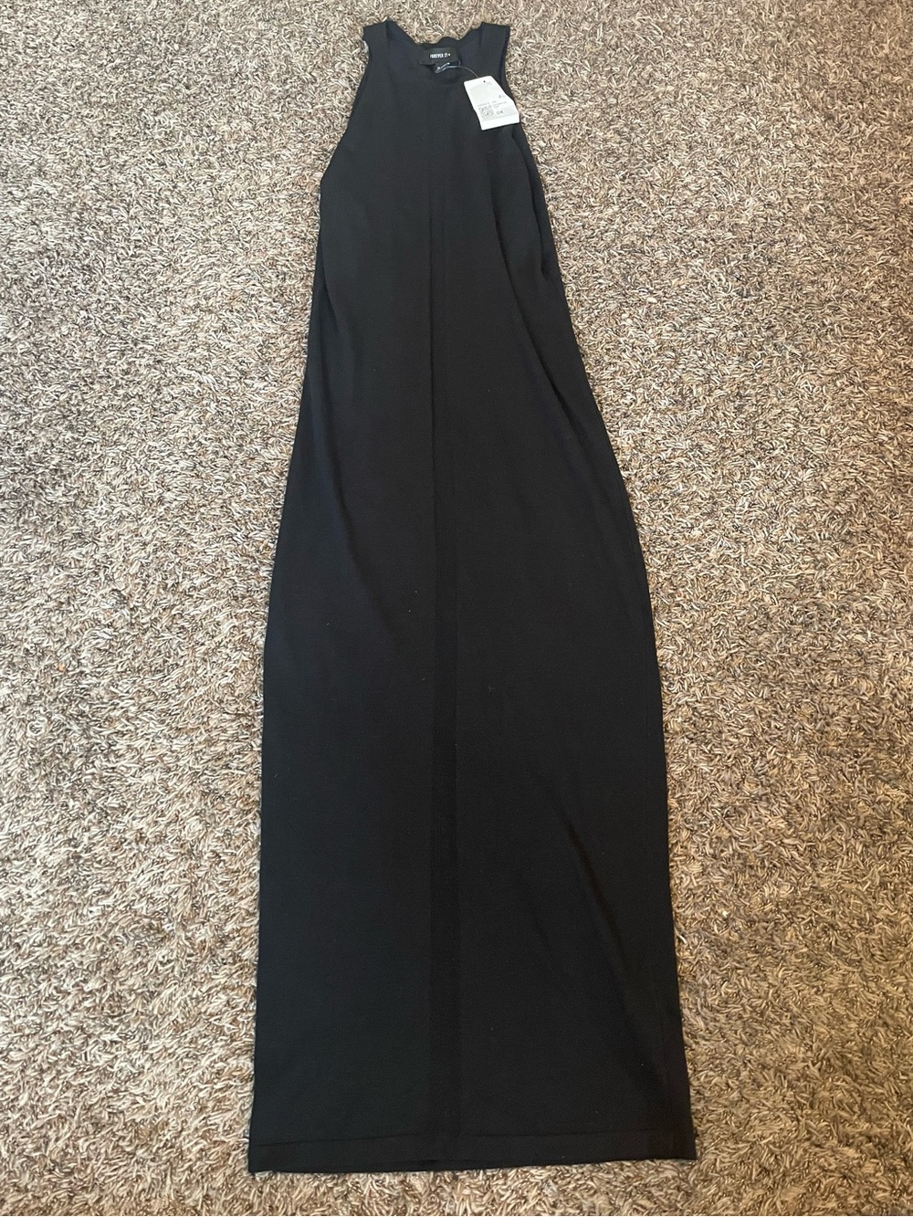 Forever 21 Black Sleeveless Maxi Dress